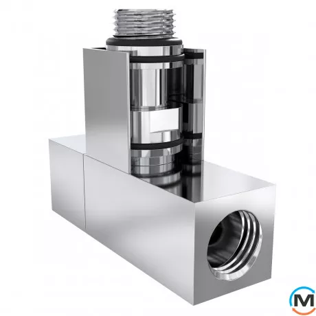 Кран кутовий Laris 1/2" - 1/2" Кватро 2шт. (LX-855), фото , зображення 3