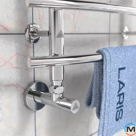 Кран кутовий Laris 1/2" - 1/2" Подовжений 2шт. (ZZ-5101), фото , зображення 5