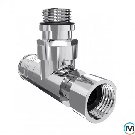 Кран кутовий Laris Звичайний 1/2" - 1/2" 2шт. (LX-4702), фото , зображення 3