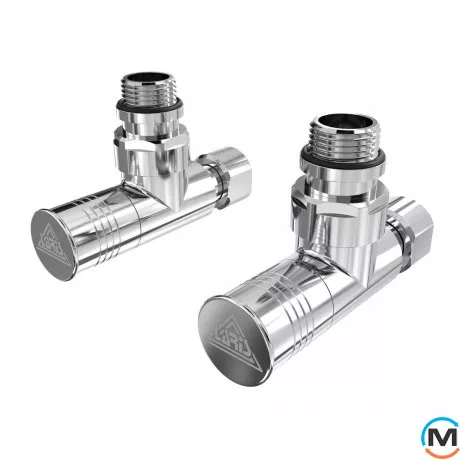 Кран кутовий Laris Звичайний 1/2" - 1/2" 2шт. (LX-4702), фото 