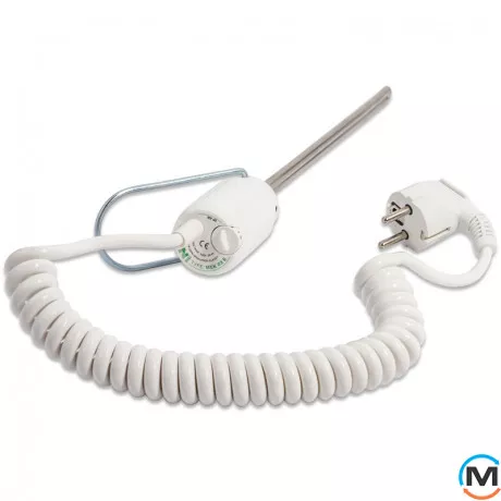 ТЭН CINI для полотенцесушителя Белый 300W, фото , изображение 2