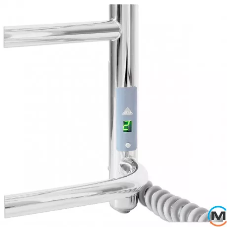 Сушка для рушників електрична Laris Єврофлеш П6 500 х 800 з полицею Е (підкл. праворуч), Виконання: Правий, Висота (мм): 812, фото , зображення 4