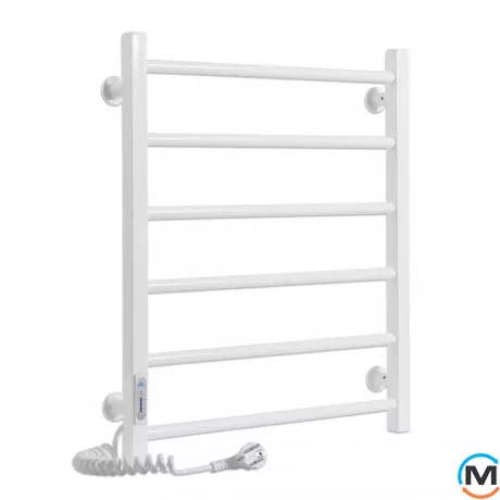 Полотенцесушитель электрический Laris Зебра Альфа ЧК6 500 х 600 Э (подкл. слева) R3, фото 