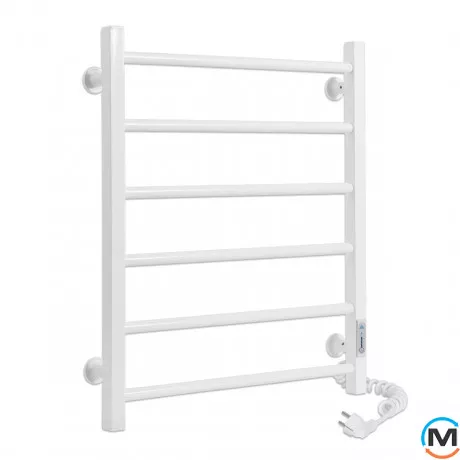 Полотенцесушитель электрический Laris Зебра Альфа ЧК6 500 х 600 Э (подкл. справа) R3, фото 