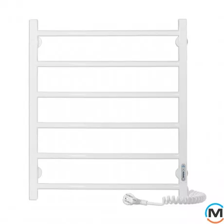 Полотенцесушитель электрический Laris Зебра Альфа ЧК6 500 х 600 Э (подкл. справа) R3, фото , изображение 2