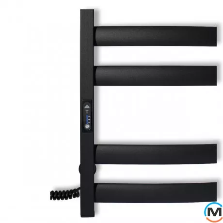 Полотенцесушитель электрический Laris Зебра Атлант ЧКЧ8 500 х 900 Э (подкл. слева) R3, фото , изображение 6