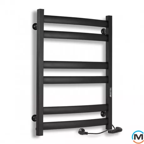 Полотенцесушитель электрический Laris Зебра Атлант ЧКЧ6 500 х 700 Э (подкл. справа) R3, фото 