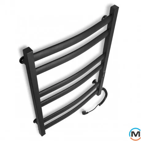 Полотенцесушитель электрический Laris Зебра Атлант ЧКЧ6 500 х 700 Э (подкл. справа) R3, фото , изображение 3