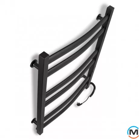 Полотенцесушитель электрический Laris Зебра Атлант ЧКЧ6 500 х 700 Э (подкл. справа) R3, фото , изображение 4