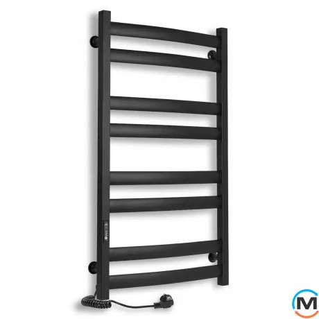 Полотенцесушитель электрический Laris Зебра Атлант ЧКЧ8 500 х 900 Э (подкл. слева) R3, фото 