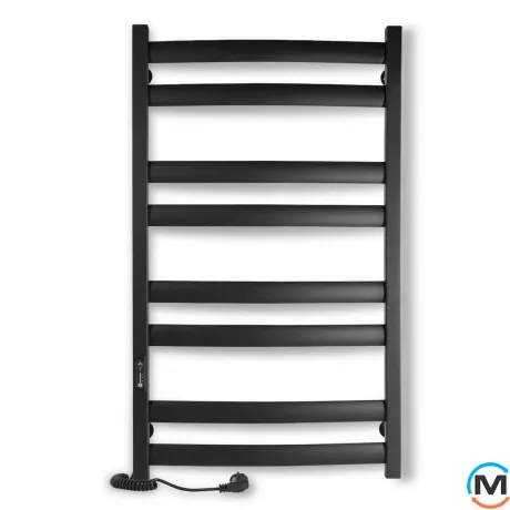 Полотенцесушитель электрический Laris Зебра Атлант ЧКЧ8 500 х 900 Э (подкл. слева) R3, фото , изображение 2