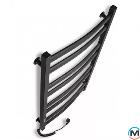 Полотенцесушитель электрический Laris Зебра Атлант ЧКЧ8 500 х 900 Э (подкл. слева) R3, фото , изображение 4