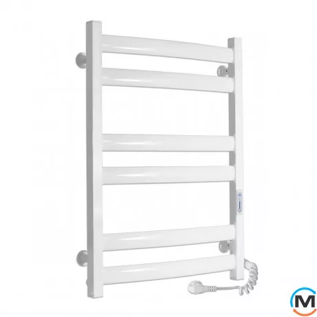 Полотенцесушитель электрический Laris Зебра Атлант ЧК6 500 х 700 Э (подкл. справа) R3, фото 