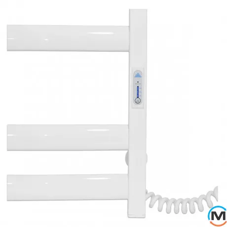 Полотенцесушитель электрический Laris Зебра Атлант ЧК8 500 х 900 Э (подкл. справа) R3, фото , изображение 5