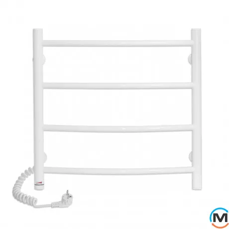 Полотенцесушитель электрический Laris Зебра Классик ЧК4 500 х 500 Э (подкл. слева), фото , изображение 2