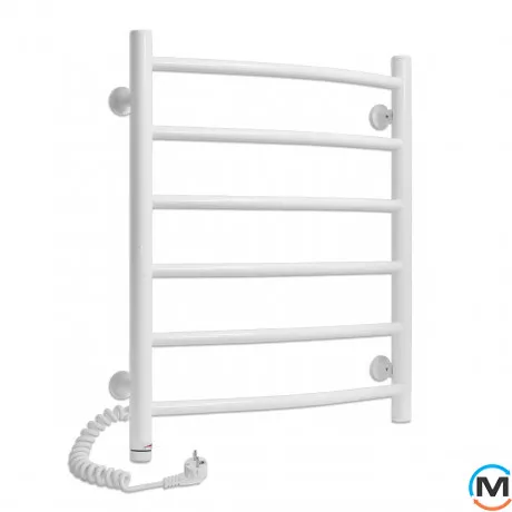 Полотенцесушитель электрический Laris Зебра Классик ЧК6 500 х 600 Э (подкл. слева), фото 