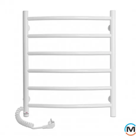 Полотенцесушитель электрический Laris Зебра Классик ЧК6 500 х 600 Э (подкл. слева), фото , изображение 2