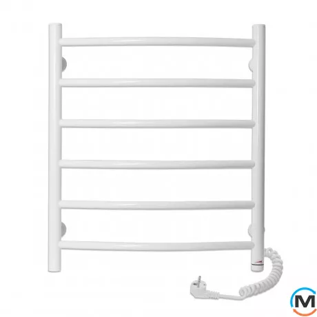 Полотенцесушитель электрический Laris Зебра Классик ЧК6 500 х 600 Э (подкл. справа), фото , изображение 2