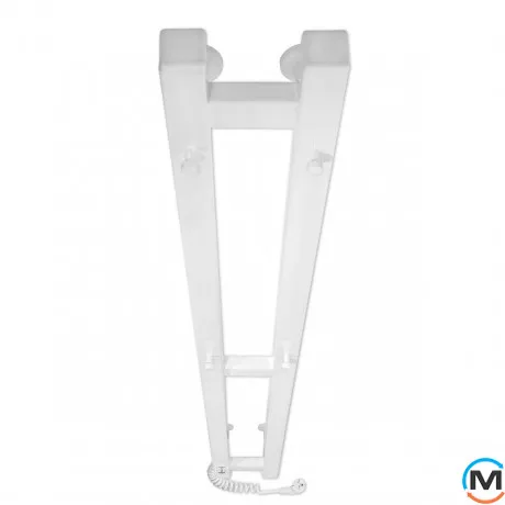 Полотенцесушитель электрический Laris Зебра Дуэт ЧК3 80 х 1200 Э (подкл. слева) R3, фото , изображение 4