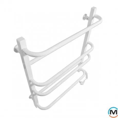 Полотенцесушитель электрический Laris Зебра Комфорт ЧК6 500 х 600 Э (подкл. справа) R3, фото , изображение 3