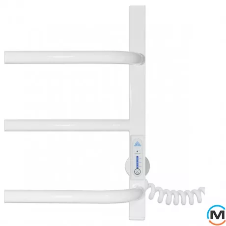 Полотенцесушитель электрический Laris Зебра Комфорт ЧК6 500 х 600 Э (подкл. справа) R3, фото , изображение 5