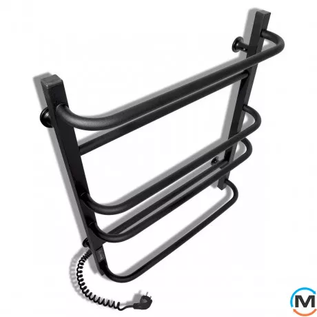 Сушка для рушників електрична Laris Зебра Комфорт ЧКЧ6 500 х 600 Е (підкл. зліва) R3, фото , зображення 3