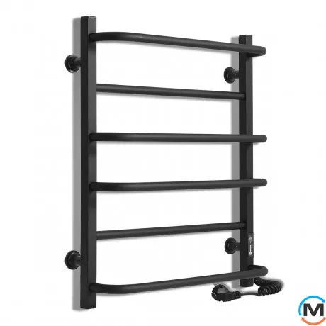 Полотенцесушитель электрический Laris Зебра Комфорт ЧКЧ6 500 х 600 Э (подкл. справа) R3, фото 