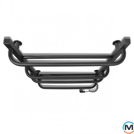 Полотенцесушитель электрический Laris Зебра Комфорт ЧКЧ6 500 х 600 Э (подкл. справа) R3, фото , изображение 4