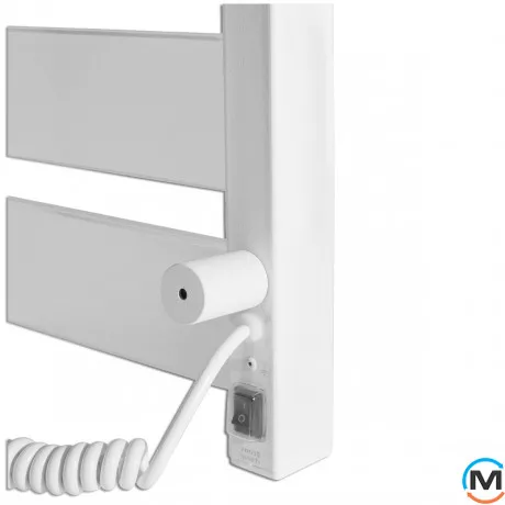 Полотенцесушитель электрический Laris Зебра Лавина ЧК10 500 х 900 Э (подкл. справа), фото , изображение 6