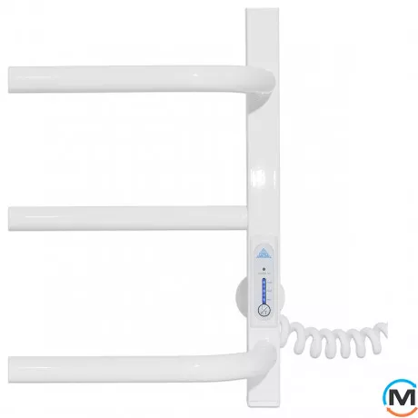 Полотенцесушитель электрический Laris Зебра Практик ЧК6 1000 х 600 Э (подкл. справа) R3, фото , изображение 5