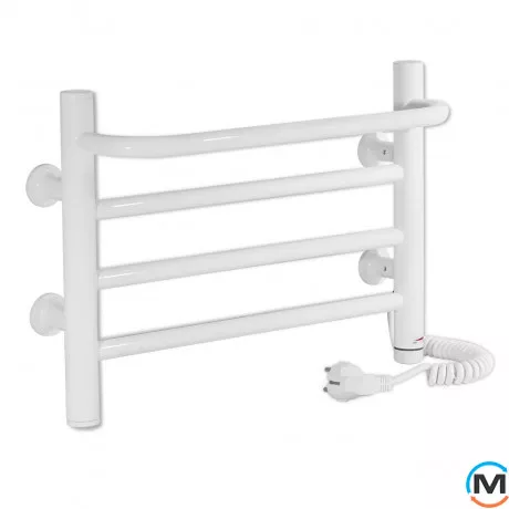 Полотенцесушитель электрический Laris Зебра Прайм ЧК4 400 х 300 Э (подкл. справа), фото 