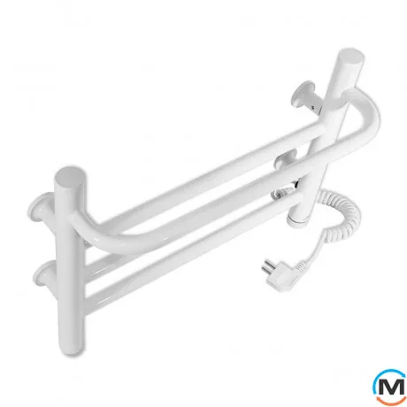 Полотенцесушитель электрический Laris Зебра Прайм ЧК4 400 х 300 Э (подкл. справа), фото , изображение 3