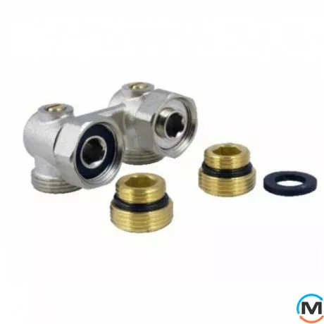 Узел нижнего подключения угловой Fado 1/2", фото 