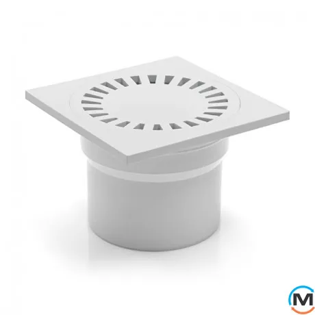 Трап з вертикальним випуском MCH 323 Р-b гідрозатвор, Колір: Білий, фото 