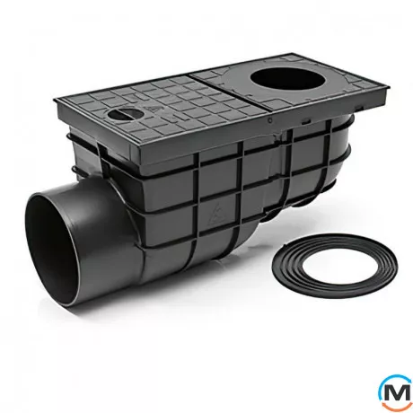 Трап с горизонтальным выпуском MCH 325 G, Выпуск сифона: Горизонтальный, фото 