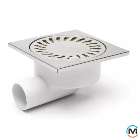 Трап із горизонтальним випуском MCH 326 XN сухий сифон, Випуск сифону: Горизонтальний, фото 