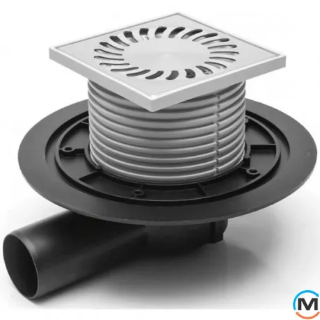 Трап із горизонтальним випуском MCH 381A, Випуск сифону: Горизонтальний, фото 