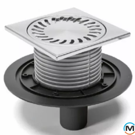 Трап із вертикальним випуском MCH 384A, Випуск сифону: Вертикальний, фото 