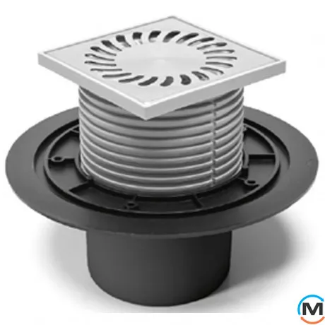 Трап із вертикальним випуском MCH 386E, Випуск сифону: Вертикальний, фото 