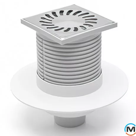 Трап із вертикальним випуском MCH 414 L гідрозатвор, фото 