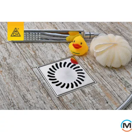 Трап с вертикальным выпуском MCH 420 XL сухой сифон, Выпуск сифона: Вертикальный, фото , изображение 2