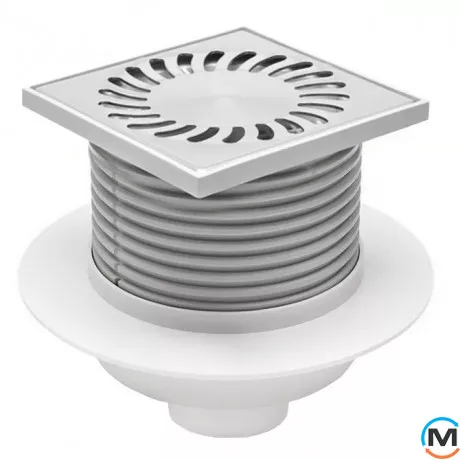 Трап с вертикальным выпуском MCH 420 XL сухой сифон, Выпуск сифона: Вертикальный, фото 