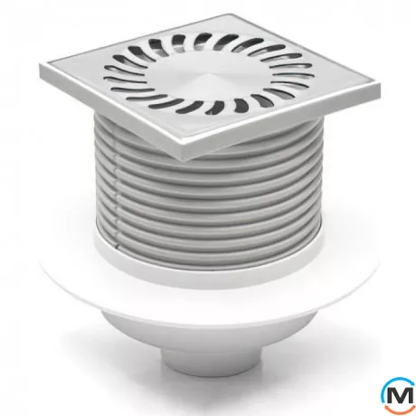 Трап із вертикальним випуском MCH 440 XL сухий сифон, Випуск сифону: Вертикальний, фото 