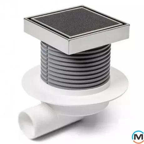 Трап із горизонтальним випуском MCH C 425 L гідрозатвор, Випуск сифону: Горизонтальний, фото 