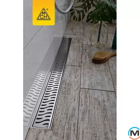 Душовий канал MCH CH 650 HN 3 з ґратами "Гармонія", Монтажна довжина (мм): 715, фото , зображення 3