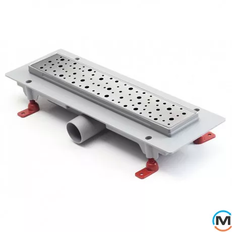 Душовий канал MCH CH 350 D з ґратами "Краплі", фото 