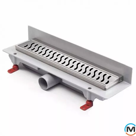 Душевый канал MCH CH 350 HN 3 с решеткой "Гармония", Монтажная длина (мм): 415, фото 