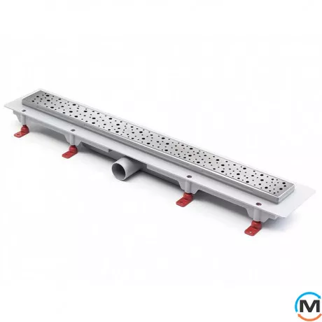 Душовий канал MCH CH 950/50 DN 1 з ґратами "Краплі", Монтажна довжина (мм): 1015, фото 