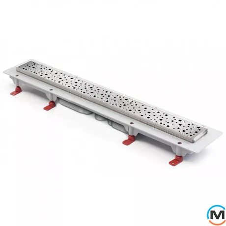 Душевой канал MCH CH 950/S40 SN 1 с решеткой "Квадраты", Монтажная длина (мм): 1015, фото 