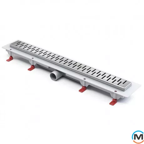 Душовий канал MCH CH 850 M з ґратами "Медіум", Монтажна довжина (мм): 915, фото 